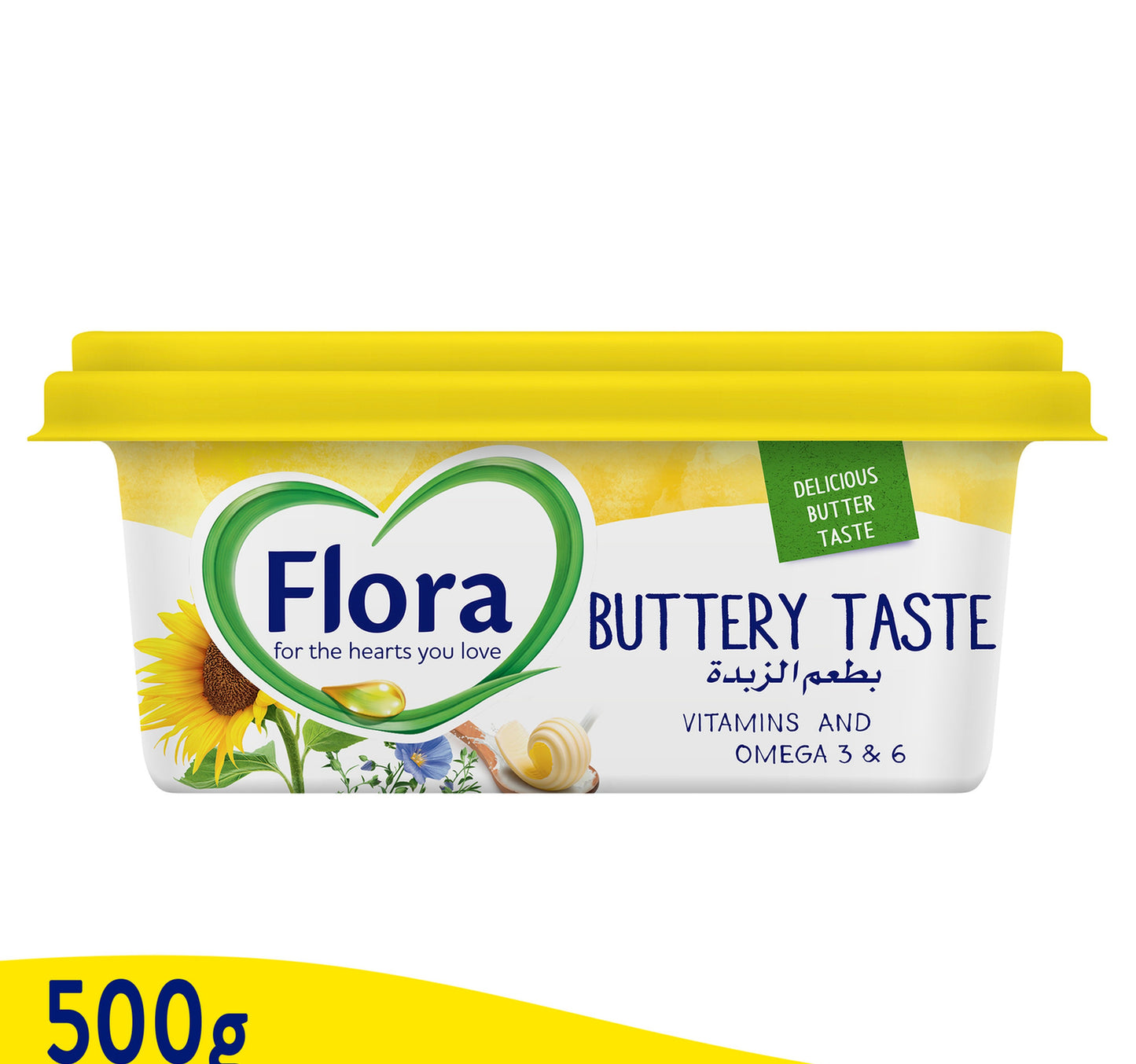 Flora Buttery Taste Vegetable Oil Spread 500 g