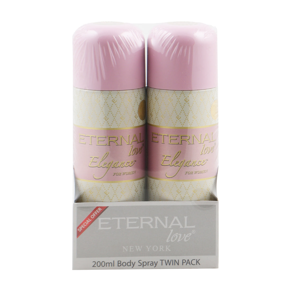 Eternal Love Body Spray Assorted Value Pack 2 x 200 ml