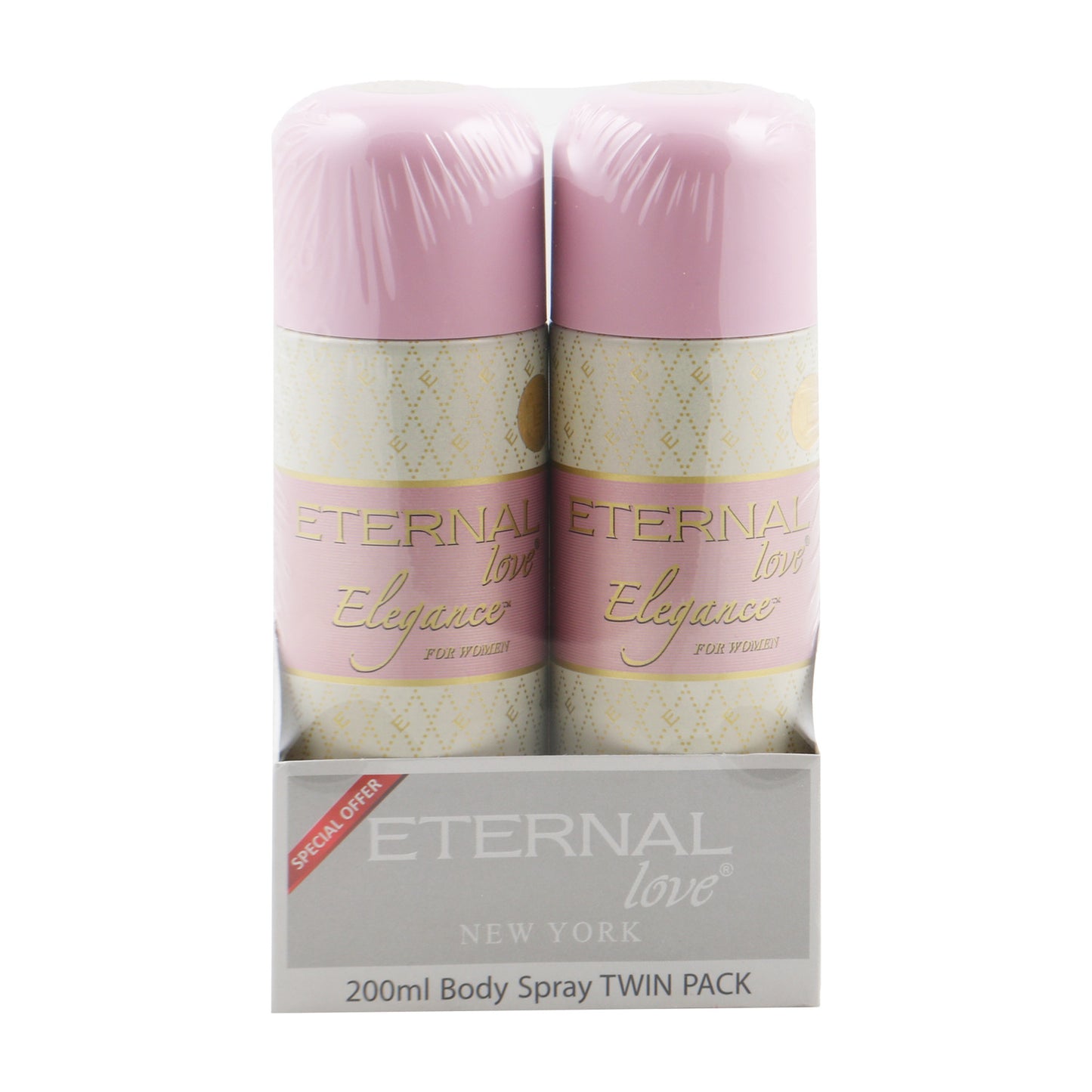 Eternal Love Body Spray Assorted Value Pack 2 x 200 ml