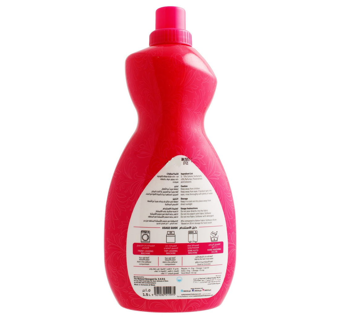 Bahar Concentrated Fabric Conditioner Mystic Bloom Value Pack 1.5 Litres