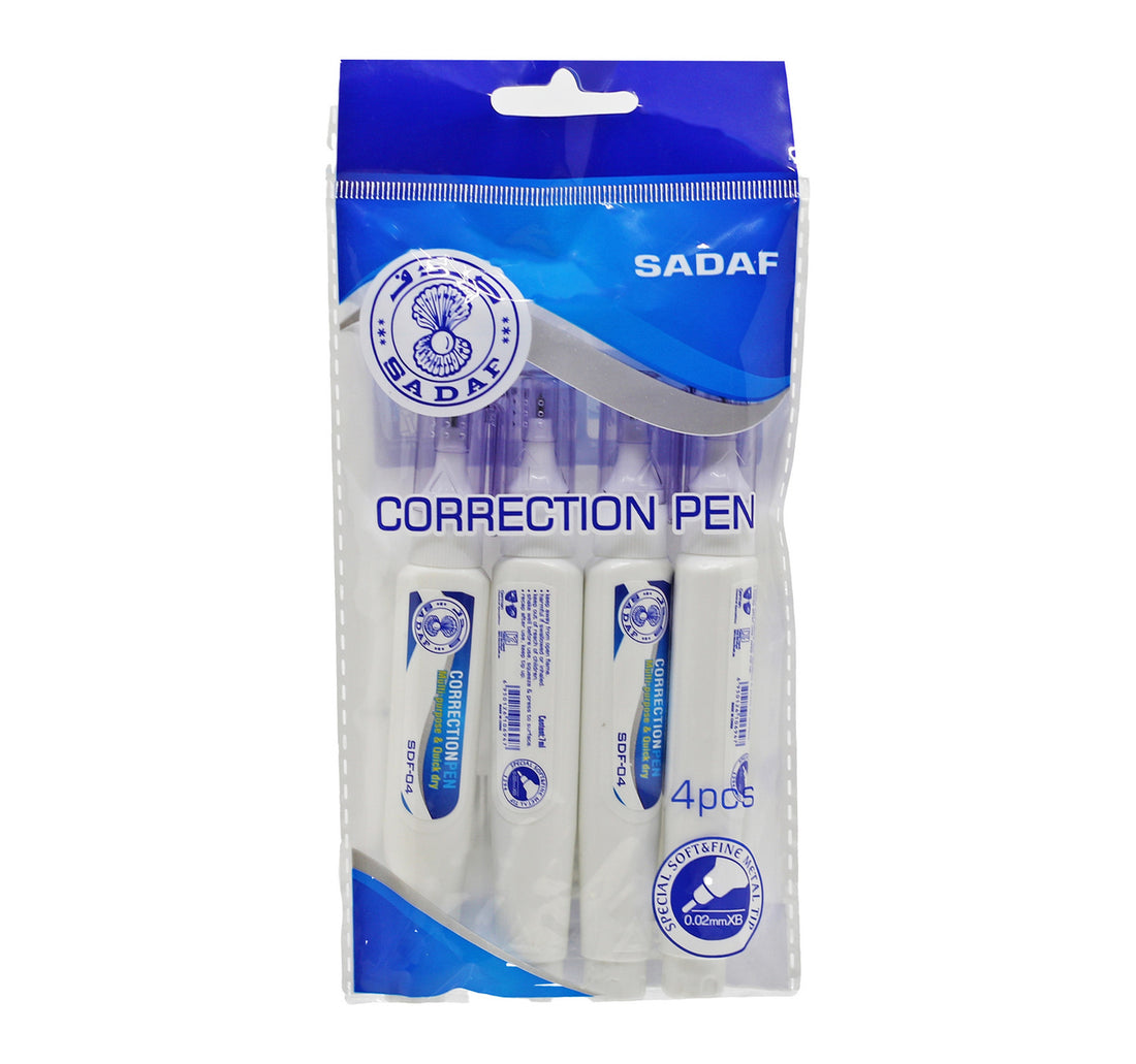 Sadaf Correction Pen 4pcs SDF04