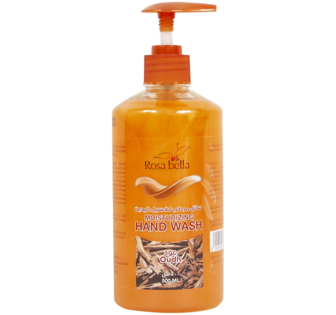 غسول اليدين المرطب روزا بيلا برائحة العود 500 مل