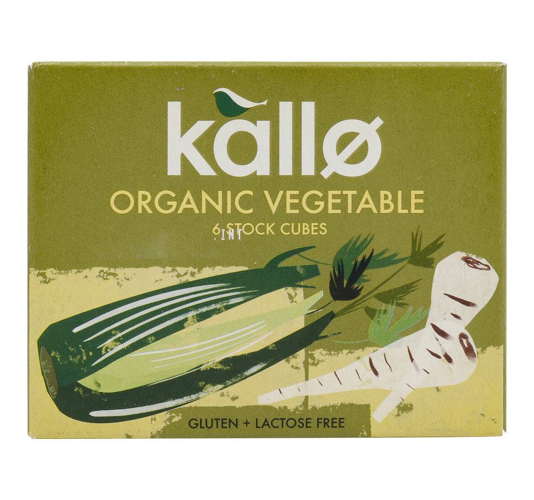مكعبات مرق الخضار العضوية من كالو، 66 جم