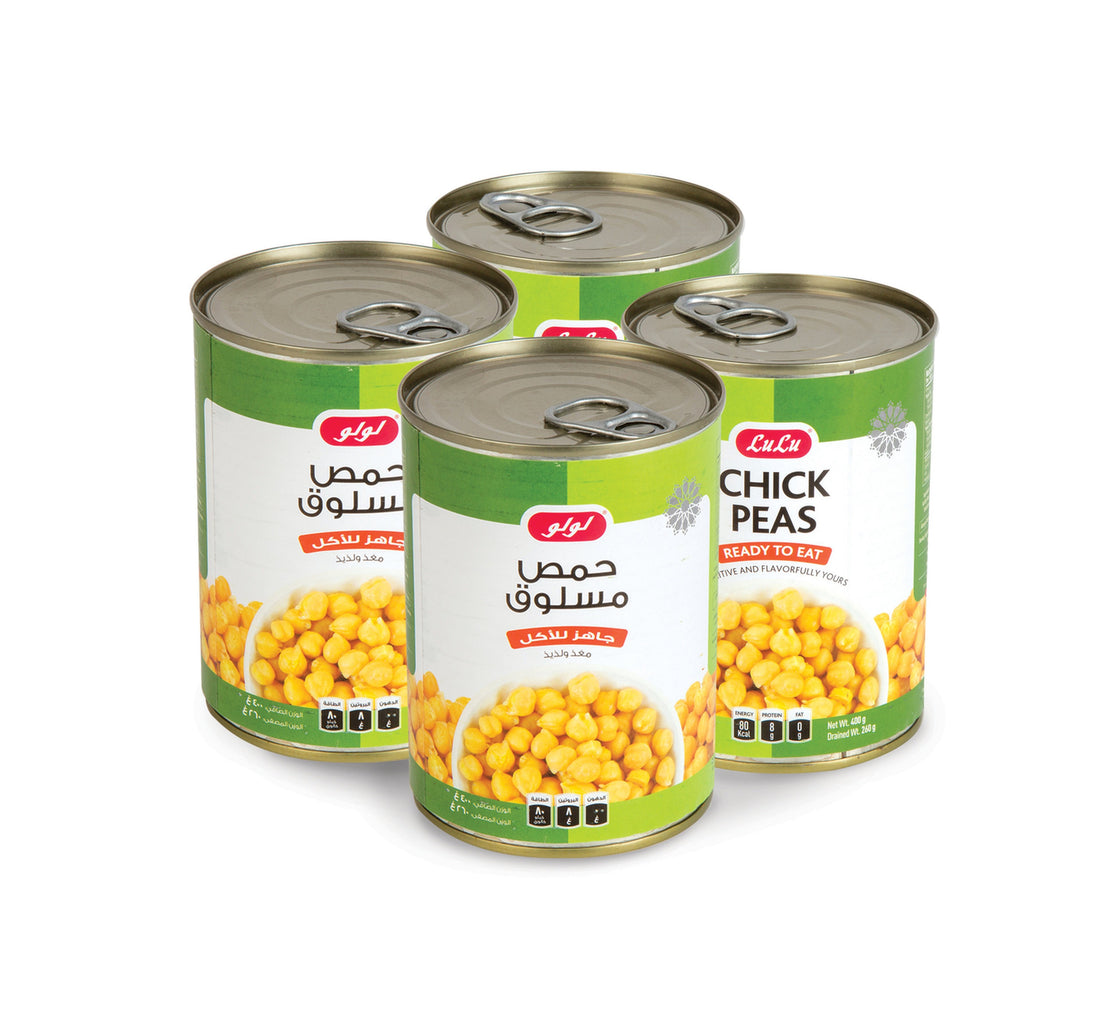 LuLu Chick Peas Value Pack 4 x 400 g