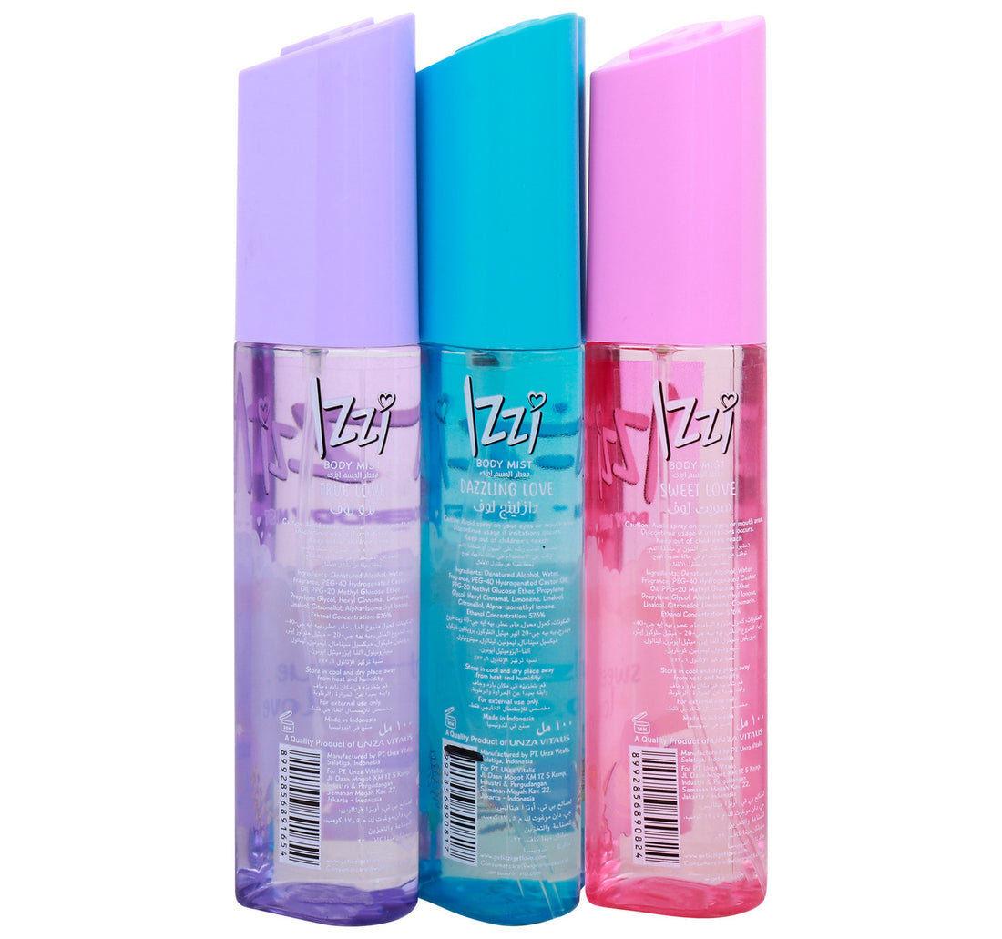 Izzi Body Mist 2 + 1 Pack 100 ml
