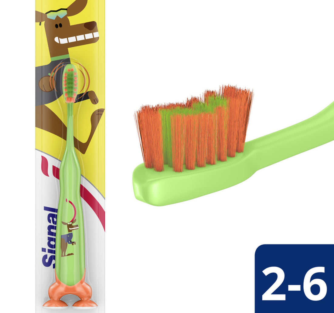 فرشاة أسنان سيجنال للأطفال من عمر 2 إلى 6 سنوات فائقة النعومة، قطعة واحدة