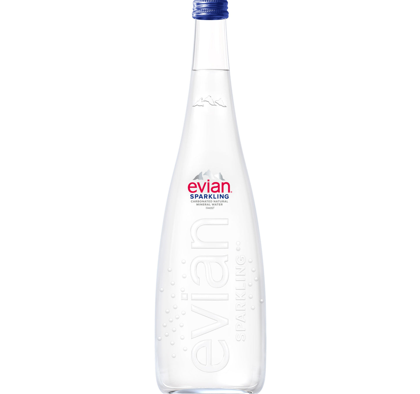 Evian Sparkling Carbonated Natural Mineral Water 750 ml