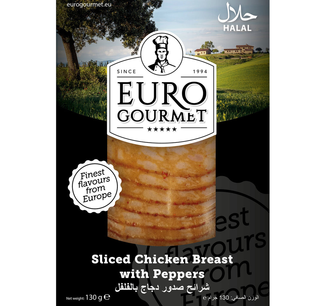 Euro Gourmet Sliced Chicken Breast With Pepper 130 g
