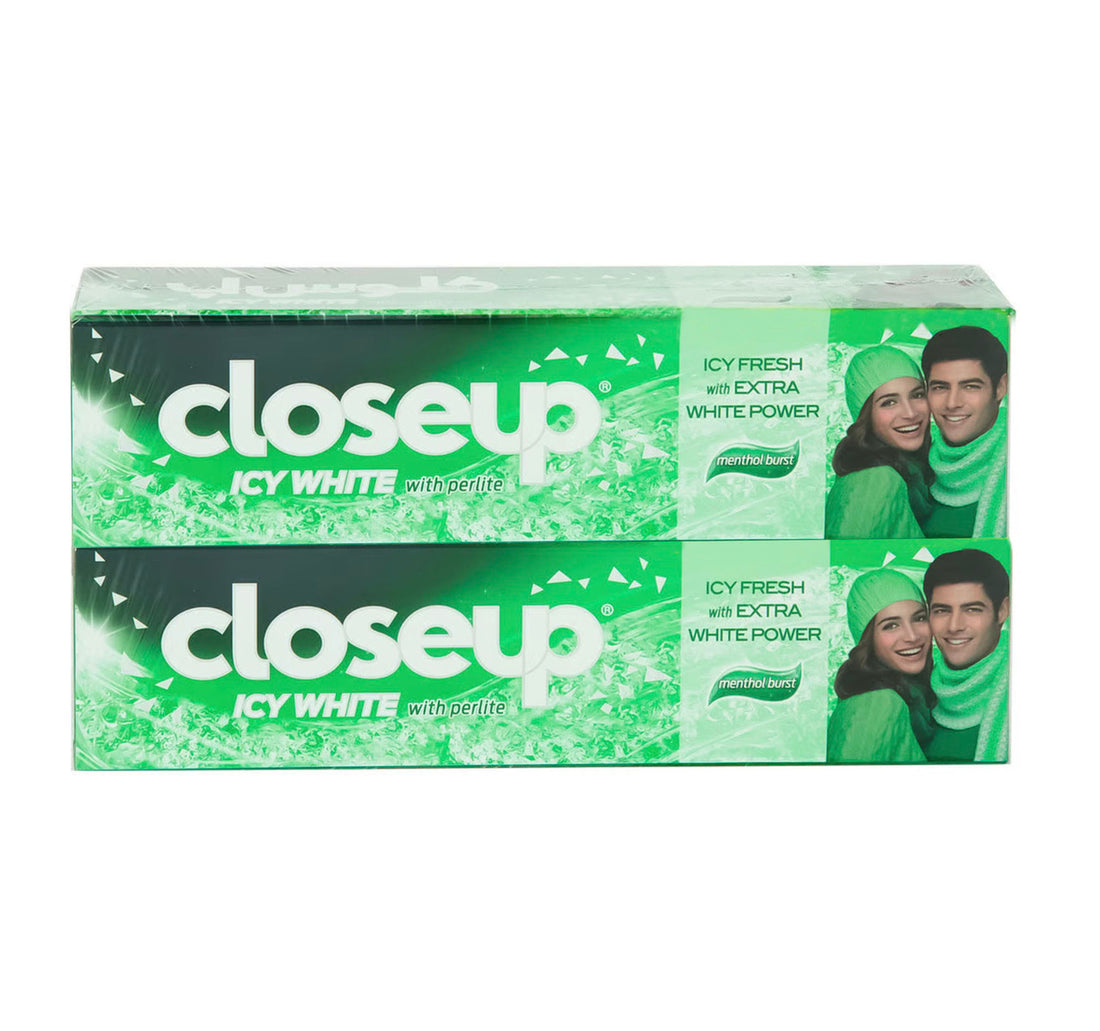 Closeup Icy White Menthol Burst Toothpaste 2 x 75 ml