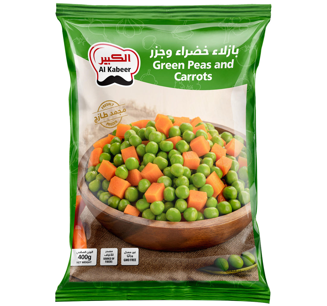 Al Kabeer Green Peas and Carrots 400 g
