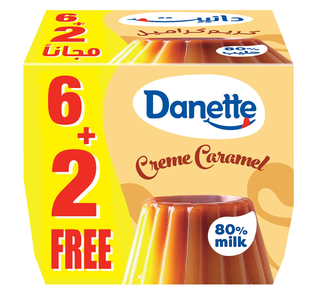 Danette Dessert Creme Caramel Value Pack 8 x 80 g