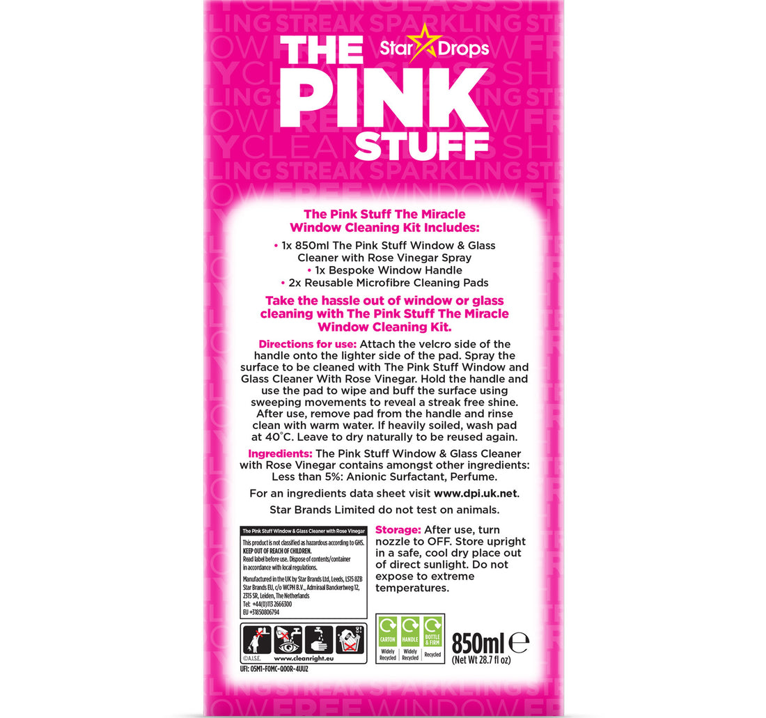Star Drops Pink Stuff Miracle Window Cleaning Kit 1 Kit