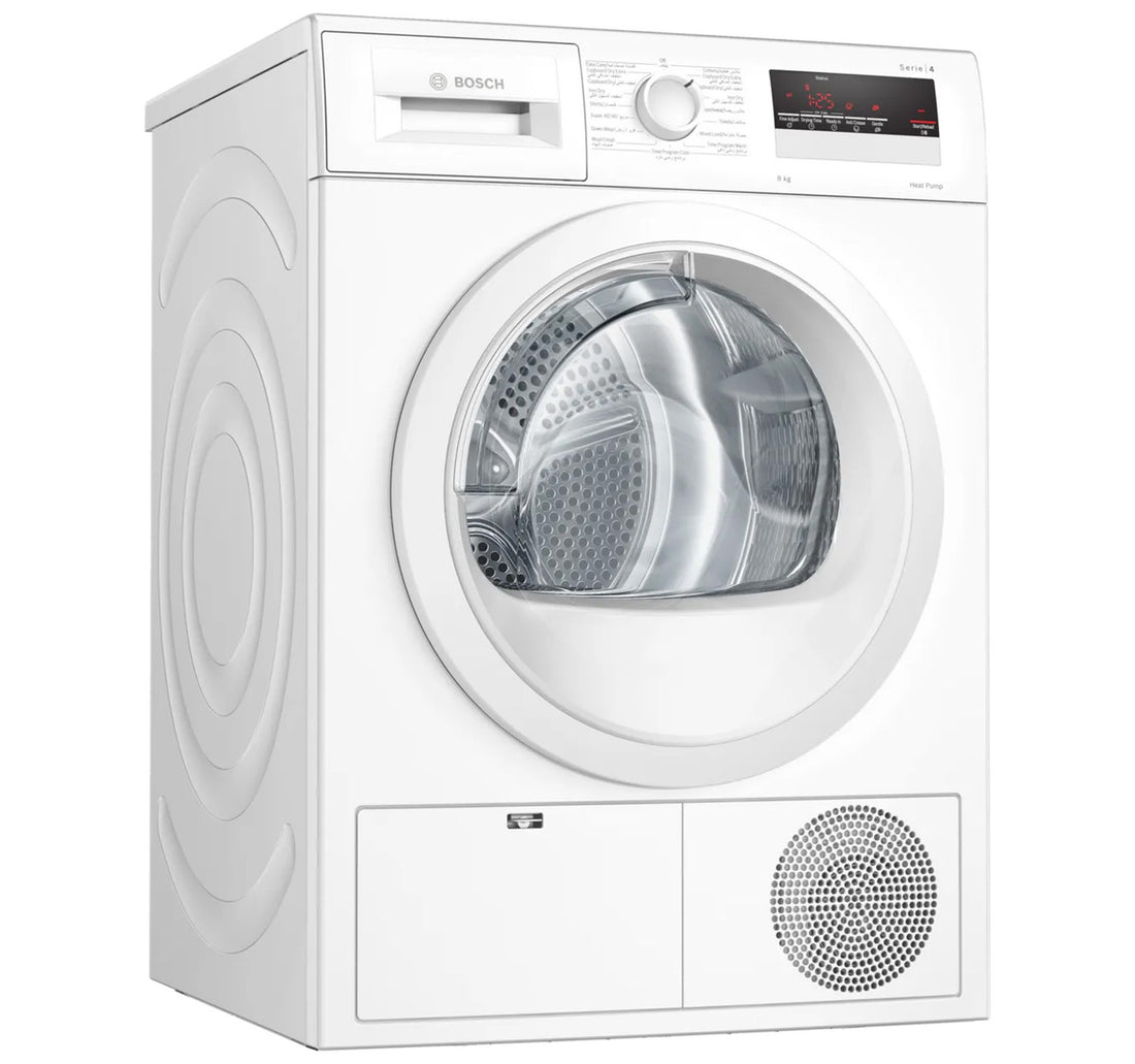 Bosch Front Load Tumble Dryer, 8 kg, White, WTH85210GC