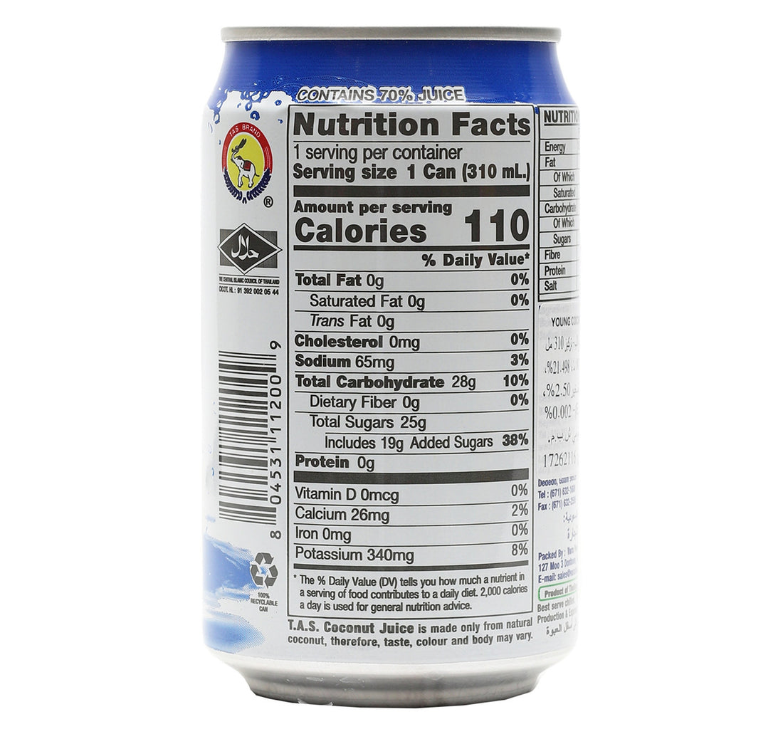 Tas Juice Young Coconut 310ml