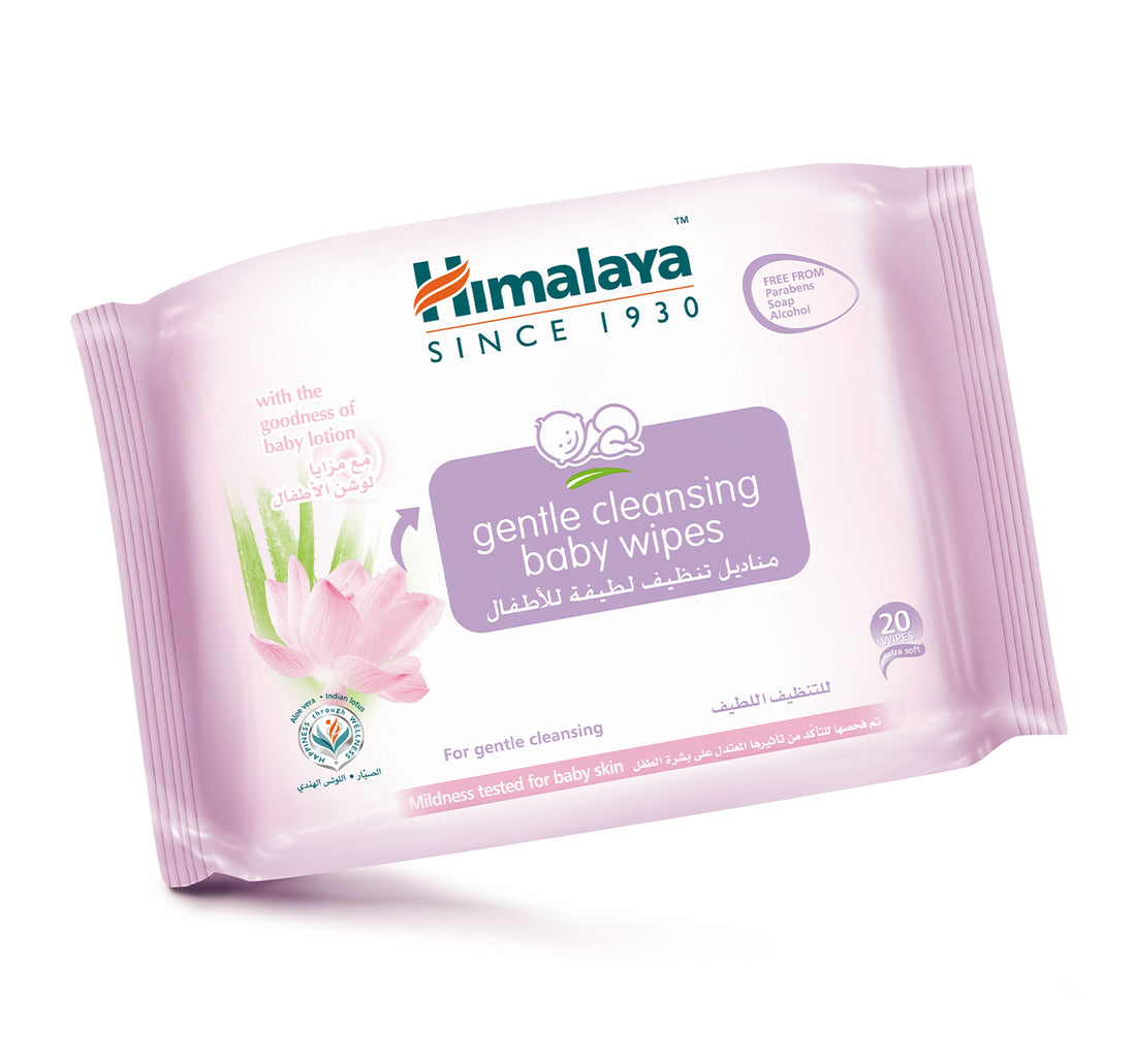 Himalaya Herbals Gentle Cleansing Baby Wipes 20pcs