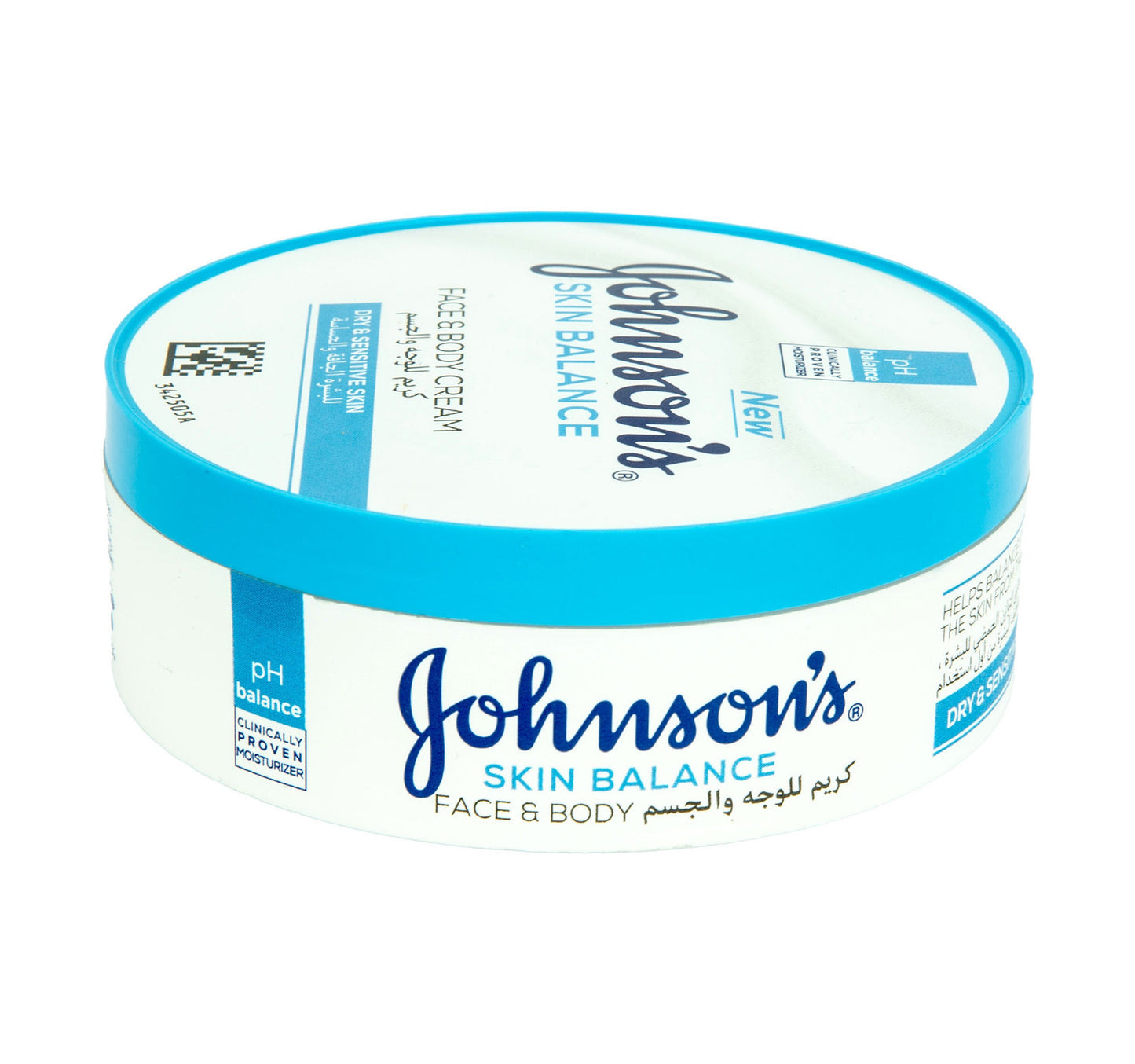 Johnson's Skin Balance Face & Body Cream Dry & Sensitive Skin 200 ml