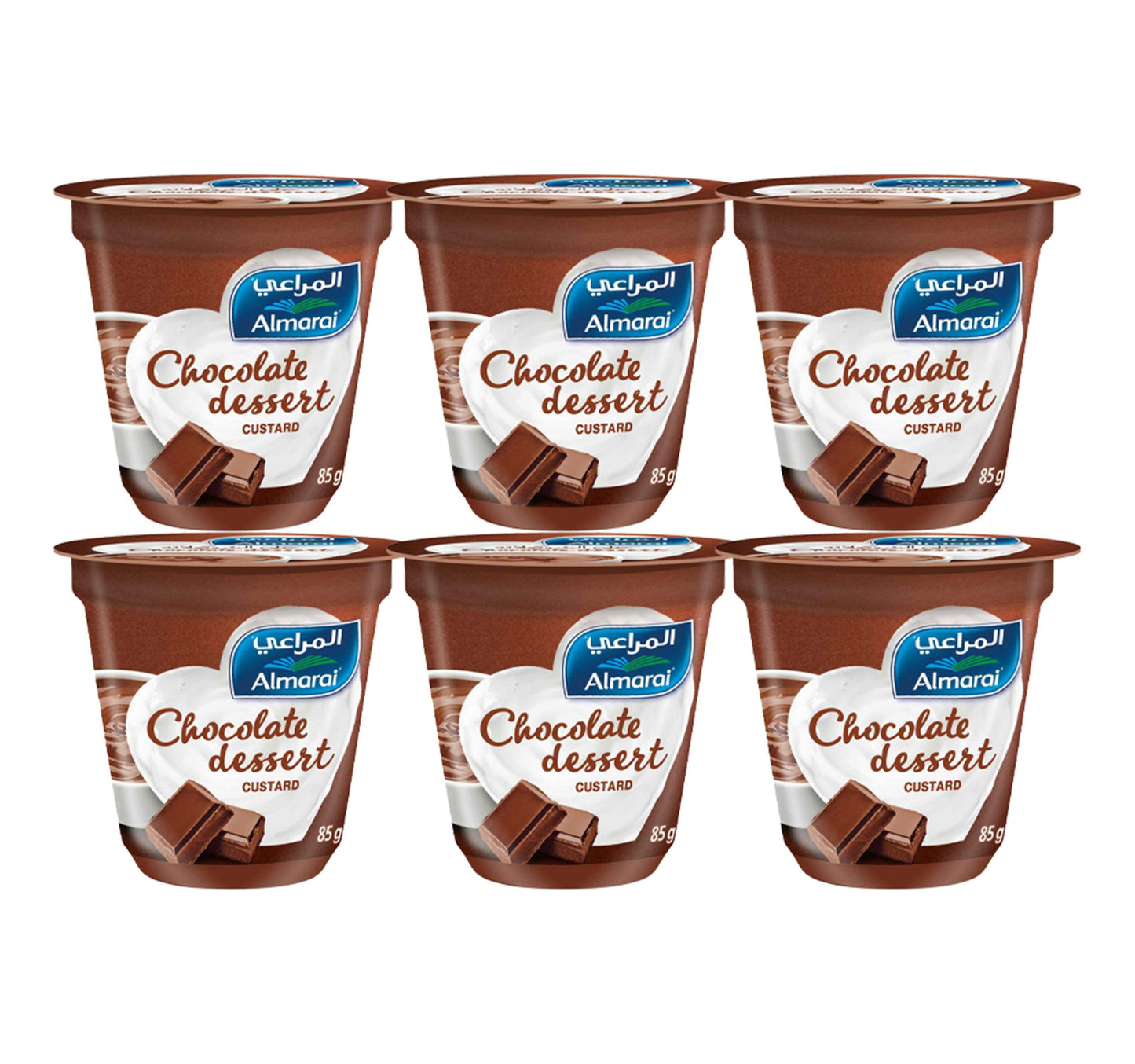 Almarai Chocolate Dessert Custard 6 x 85 g