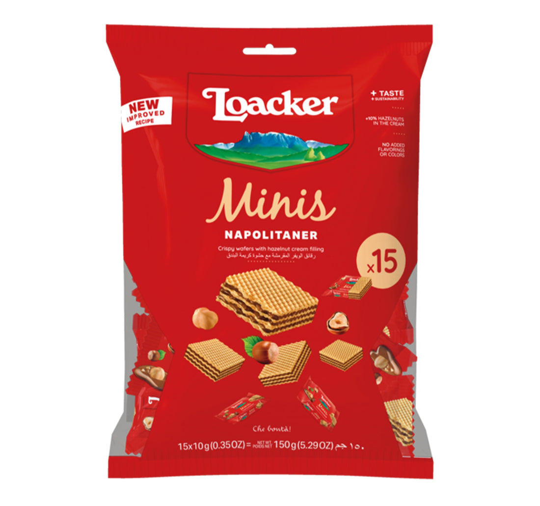 Loacker Minis Napolitaner 15 x 10 g