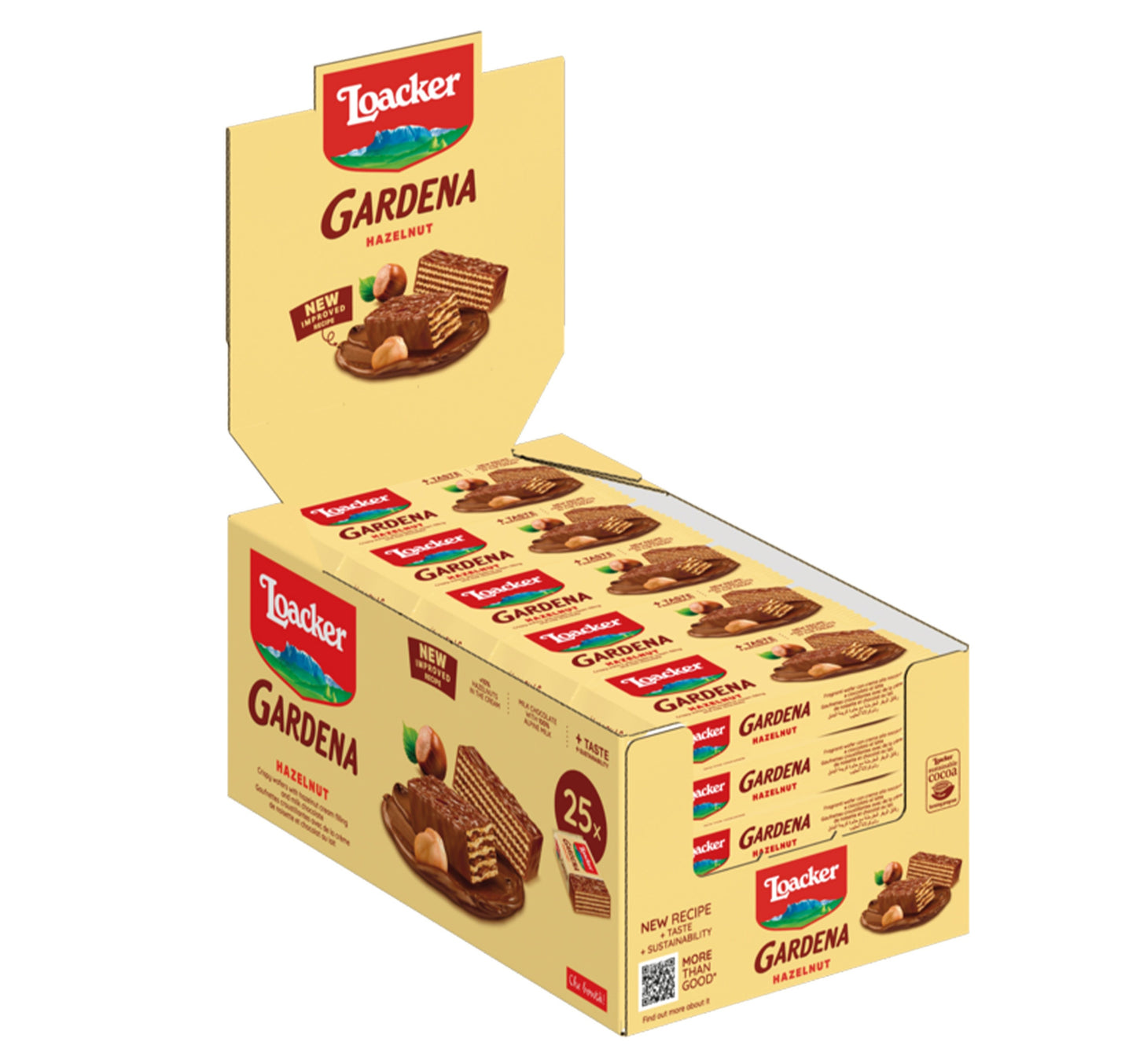 Loacker Gardena Milk Chocolate Coated Wafers With Hazelnut Cream 38 g