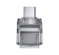 محرك أقراص فلاش USB مزدوج من Lexar Type-C، سعة 64 جيجابايت، LJDD35C