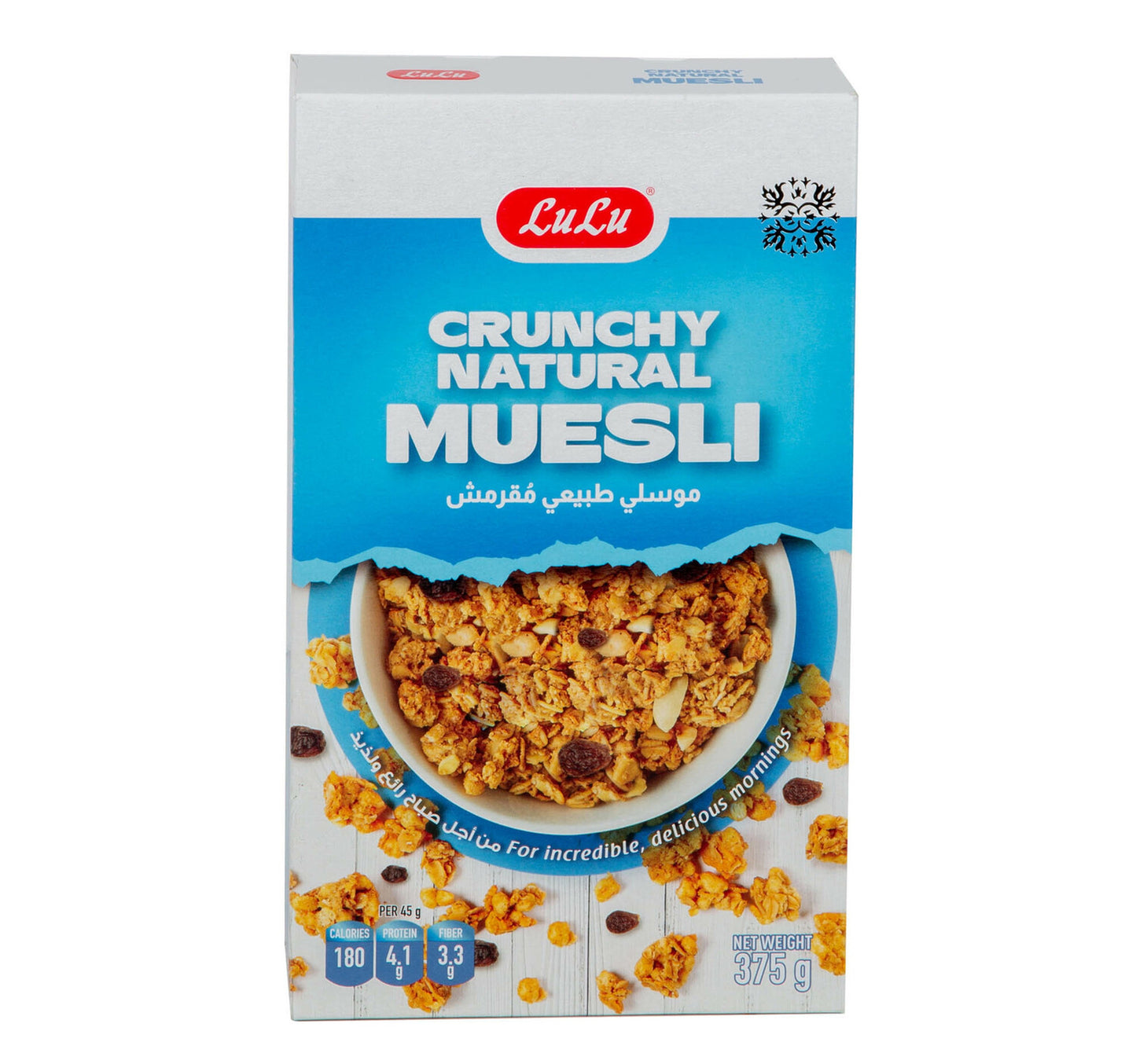 LuLu Crunchy Muesli Natural 375 g