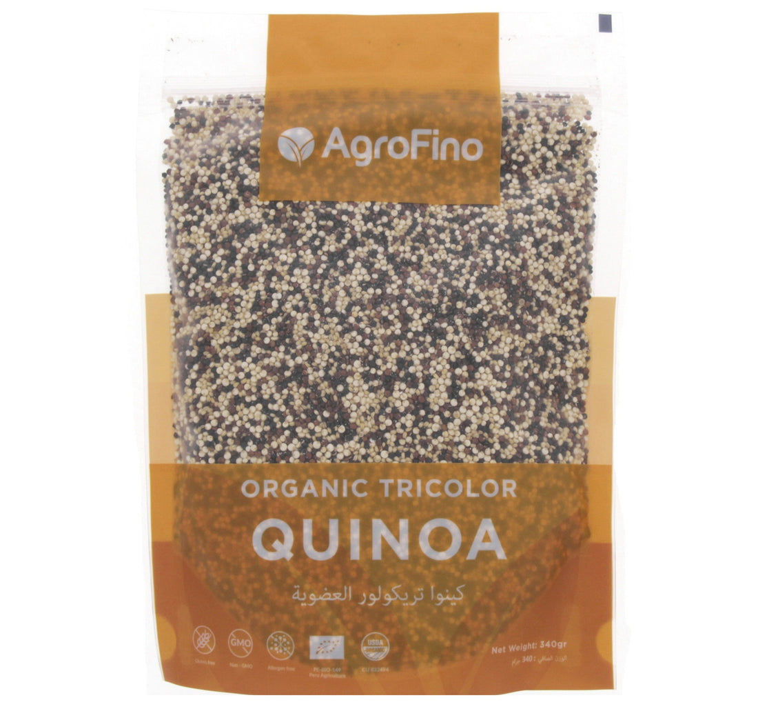 كينوا ثلاثية الألوان عضوية من أجروفينو 340 غرام