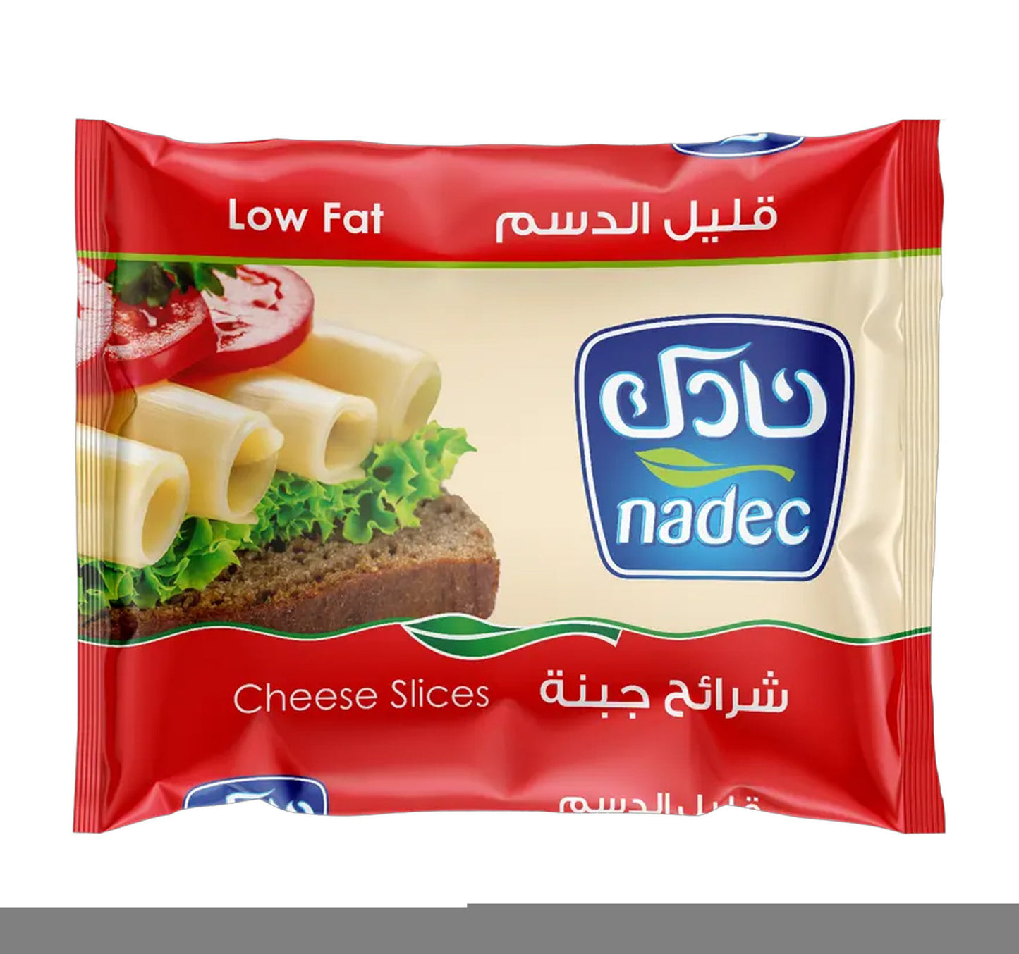 Nadec Cheese Slices Low Fat 200 g 3+1