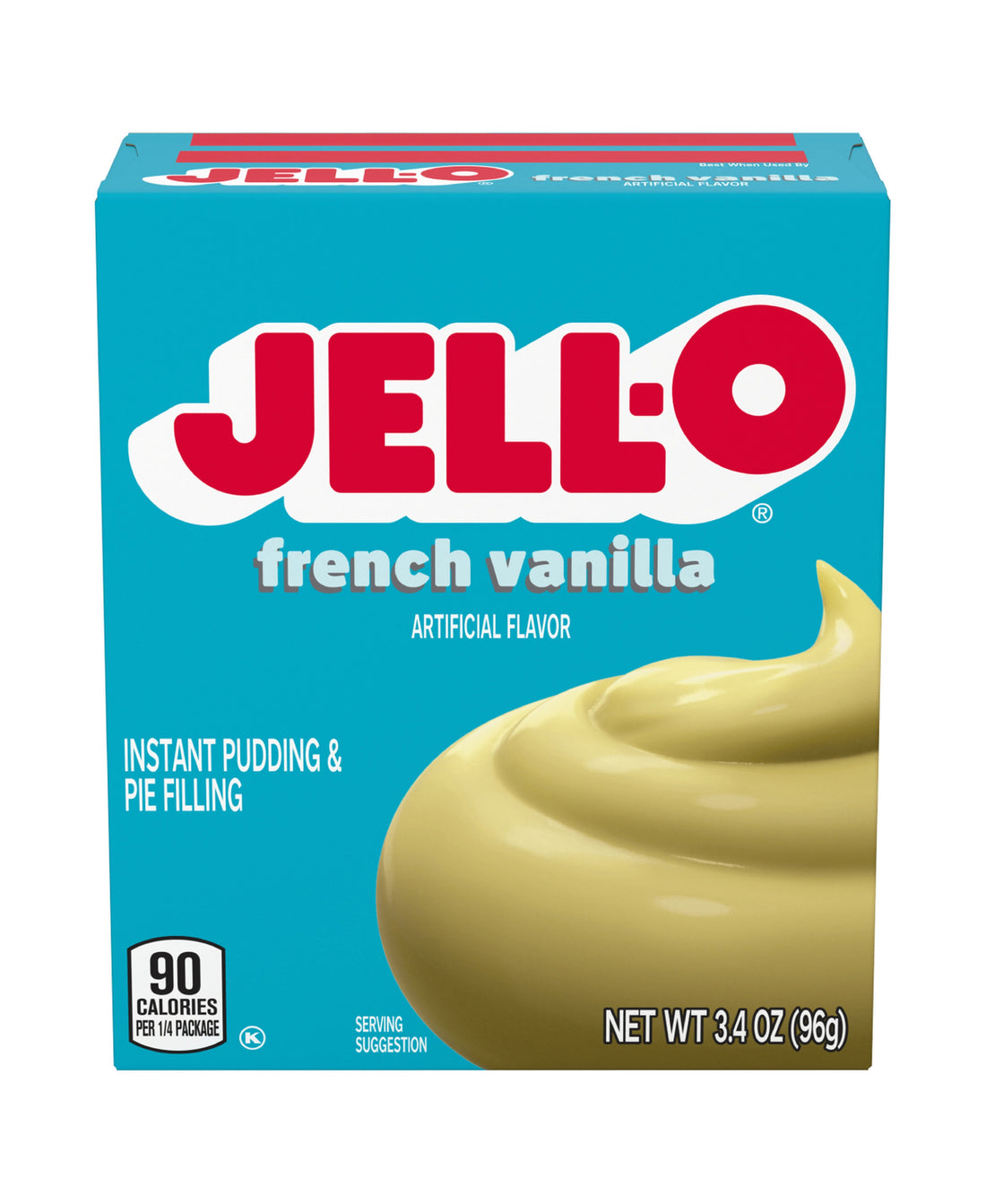 Jell-O Instant Pudding & Pie Filling With French Vanilla Flavor 96 g