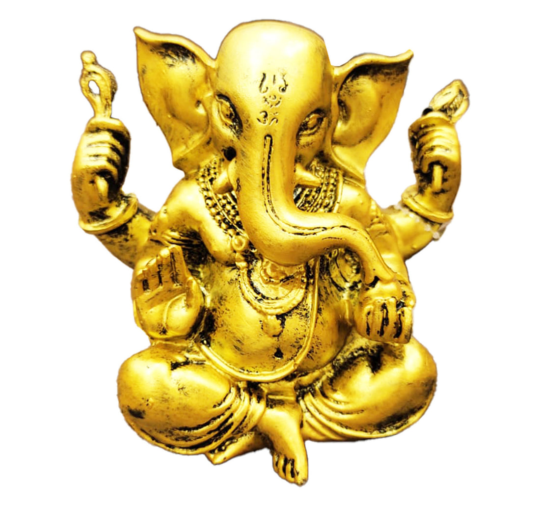 Maple Leaf Ganapathi Figurine Y-38