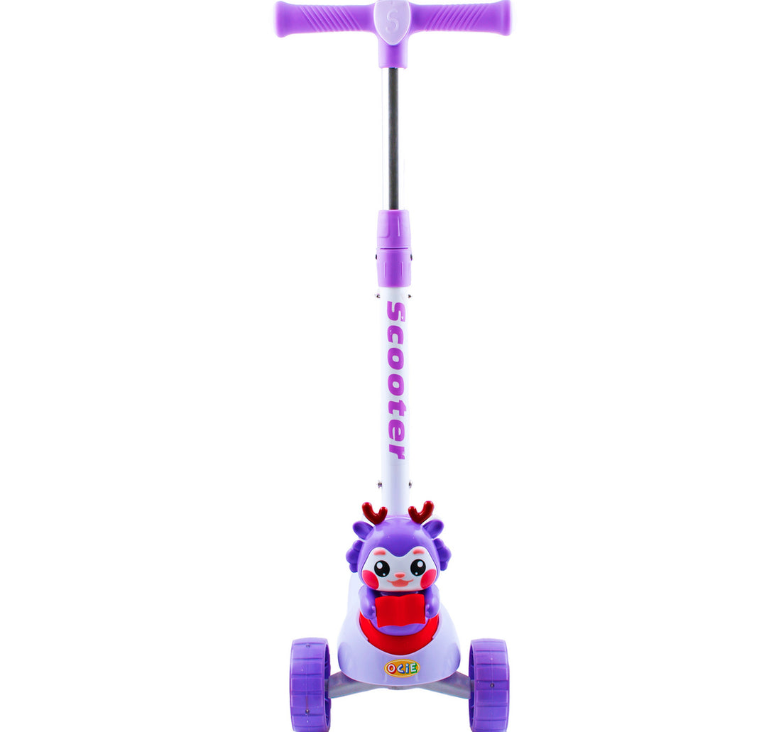 Skid Fusion 3 Wheel Kick Scooter, Assorted, 3010539A-6P