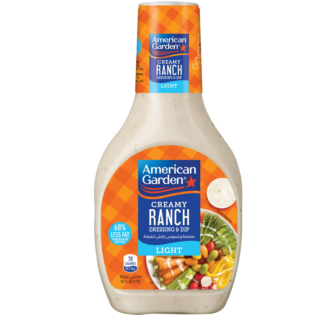 American Garden Gluten-Free Ranch Dressing & Dip Light 473 ml