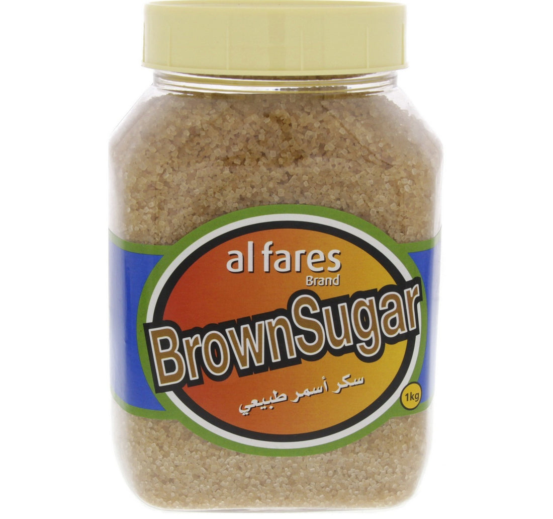 Al Fares Brown Sugar Jar 1 kg