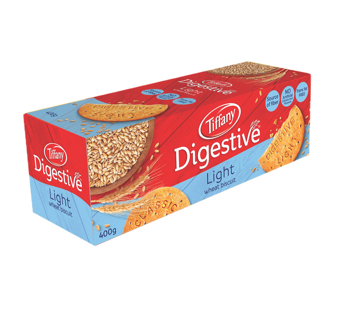 Tiffany Digestive Light Natural Wheat Biscuit 400 g