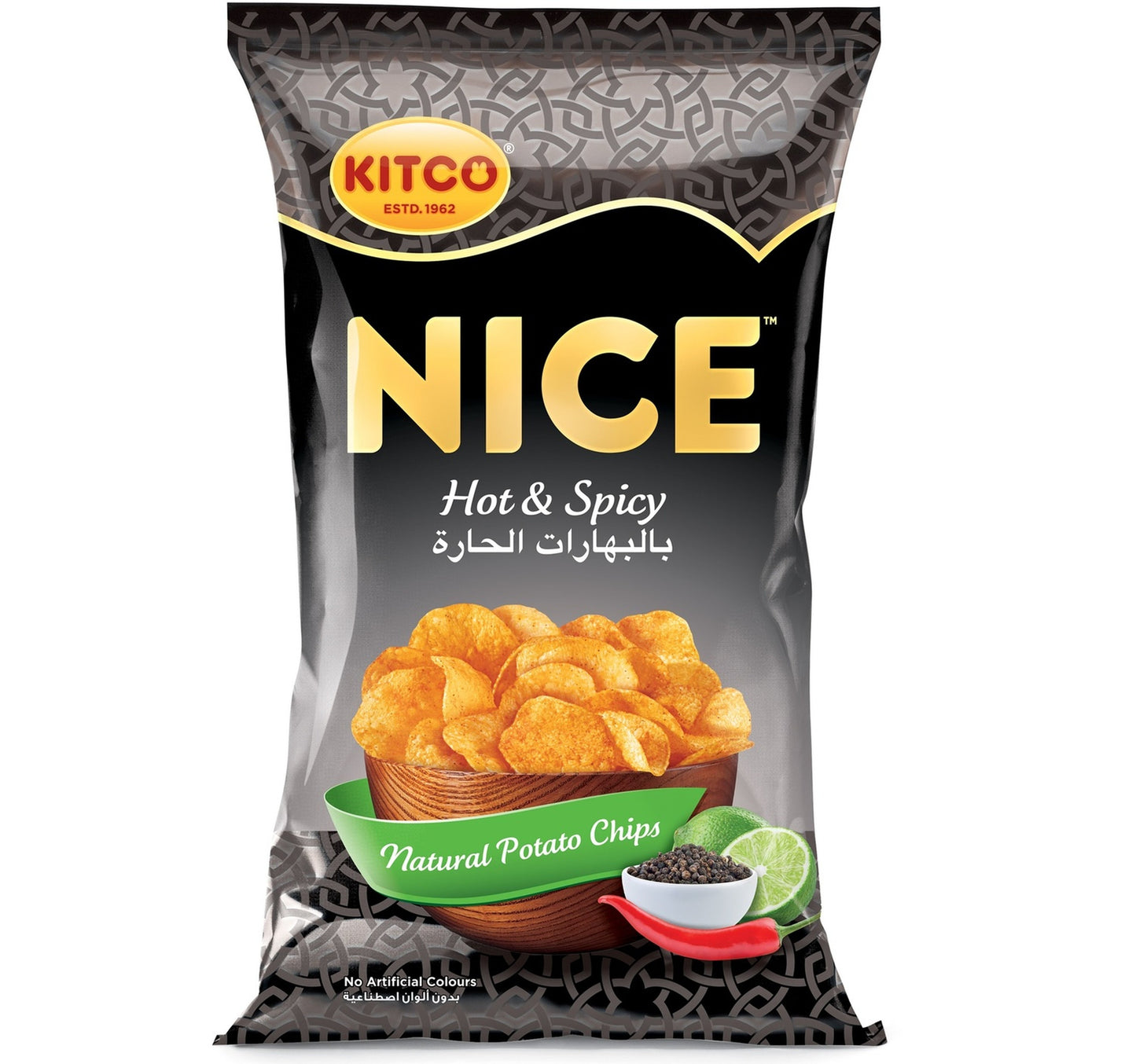 Kitco Nice Hot & Spicy Potato Chips 110 g