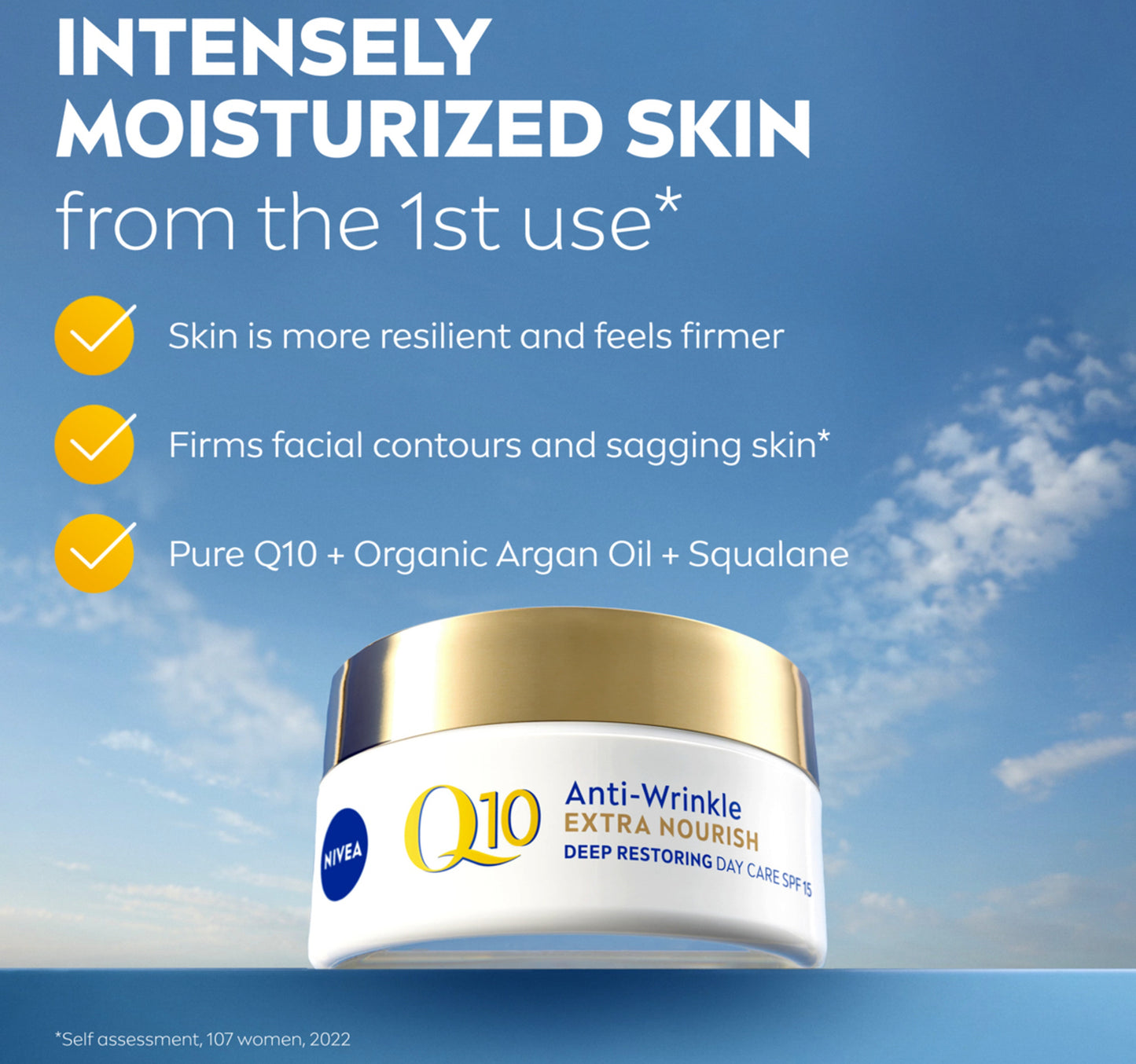 Nivea Q10 Plus C Anti-Wrinkle and Energy Day Face Cream with Vitamin C SPF 15 50 ml