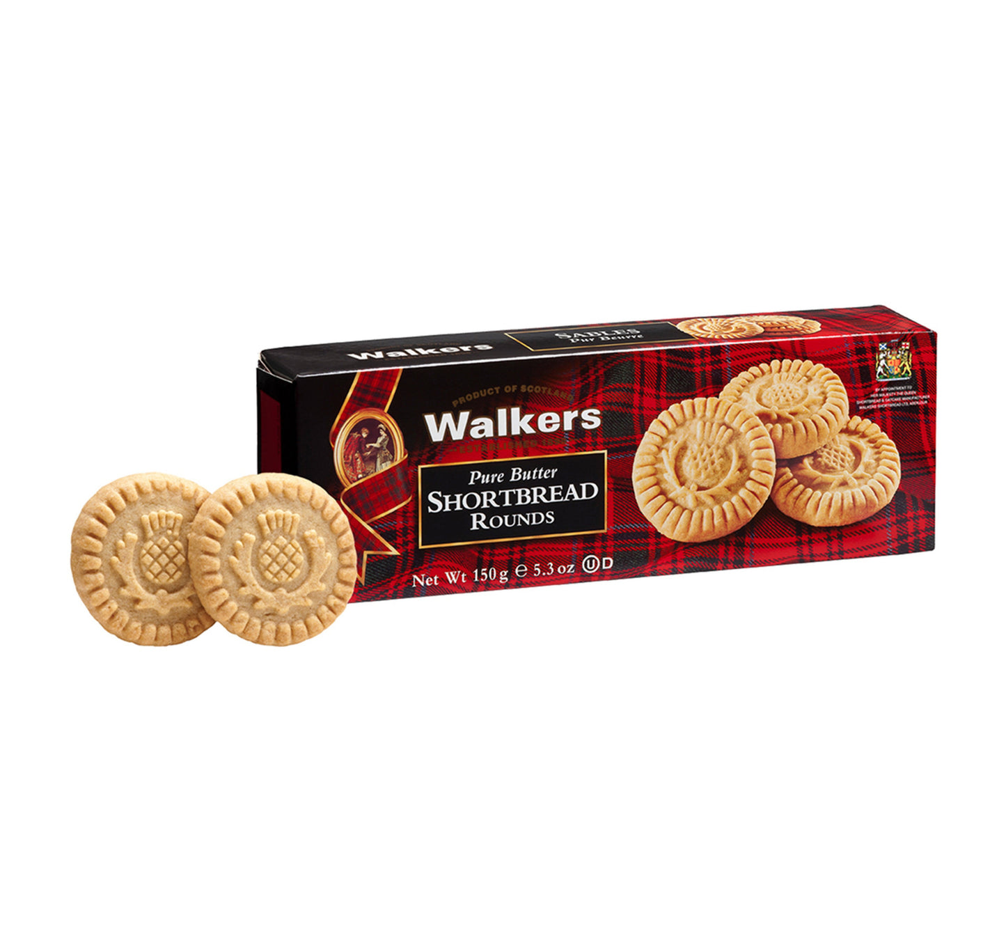 Walkers Pure Butter Shortbread Rounds 150 g