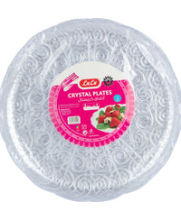 LuLu Crystal Plates Size 33cm 5 pcs