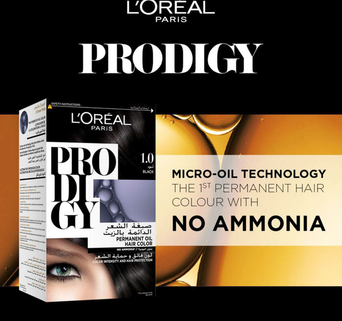 L'Oreal Paris Prodigy Hair Color 1.0 Black 1 pkt