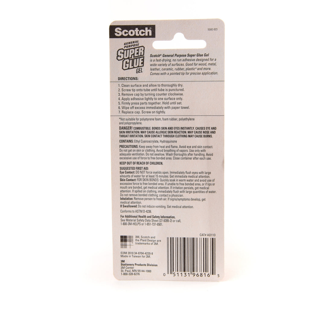 3M Scotch Super Glue Gel 2g
