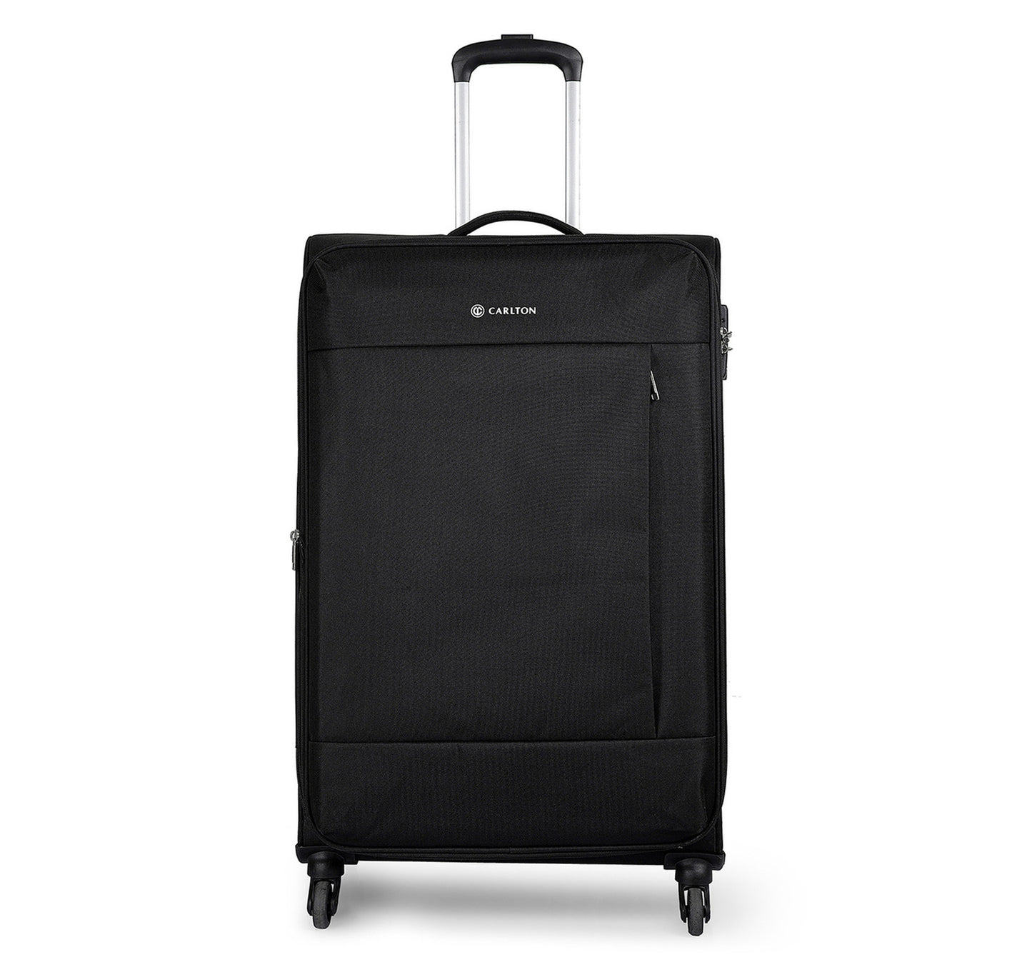 Carlton Elante 4 Wheel Soft Trolley, 57 cm, Black