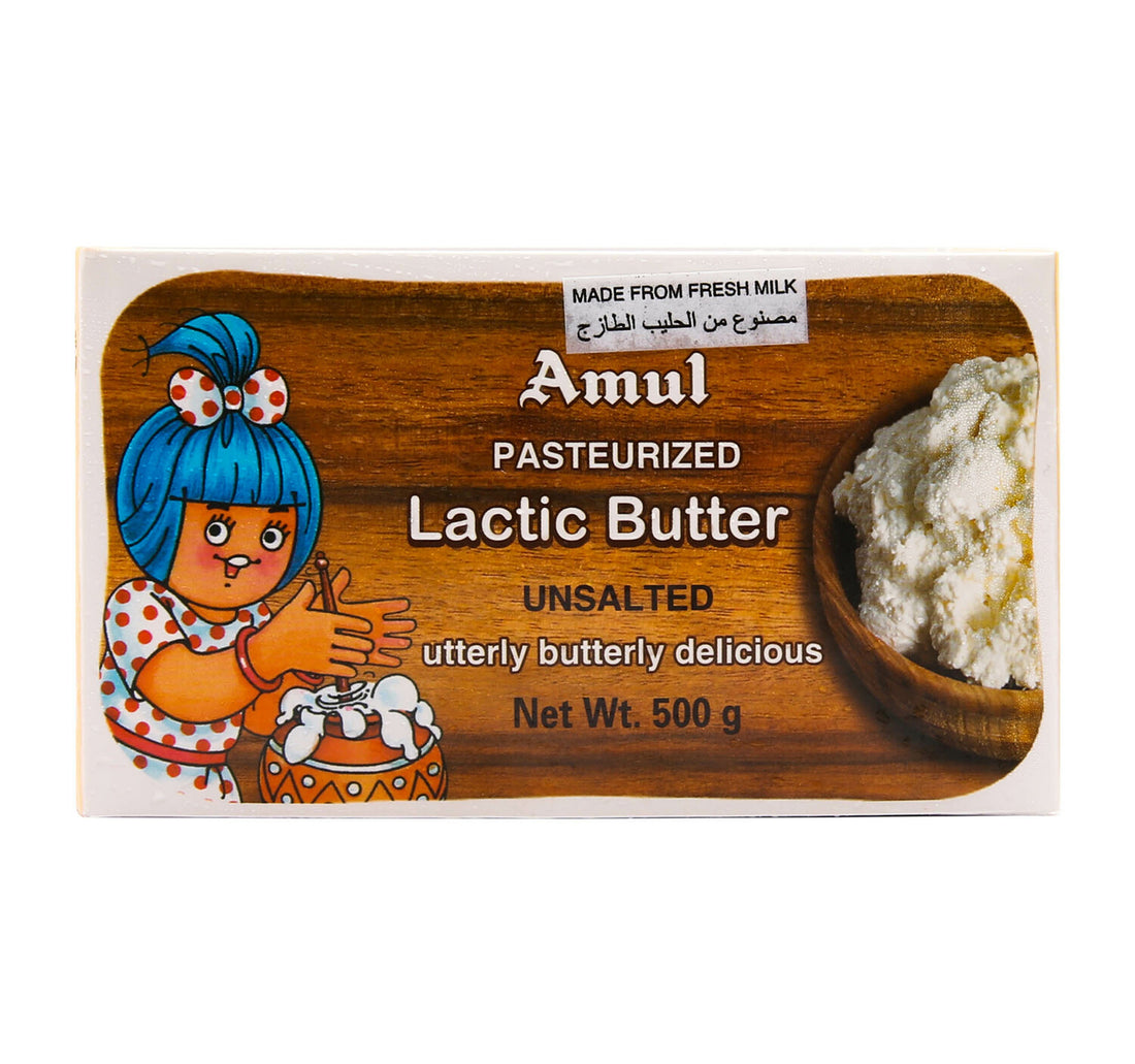 Amul Lactic Butter Unsalted 500 g