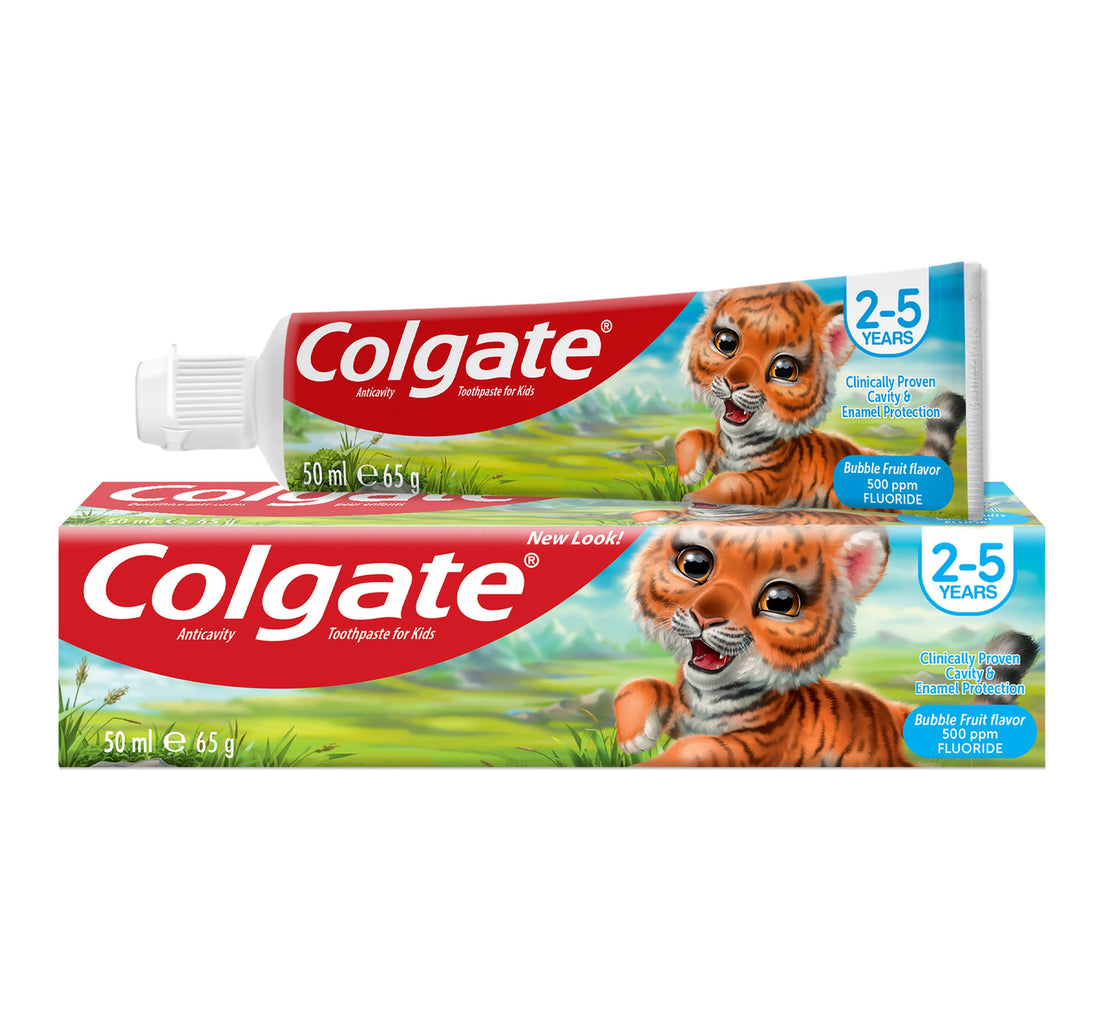 Colgate Toothpaste Anticavity For Kids 2-5 Years Bubble Fruit 65 g