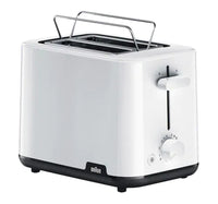 Braun 2 Slice Toaster, 900W, White, HT1010WH