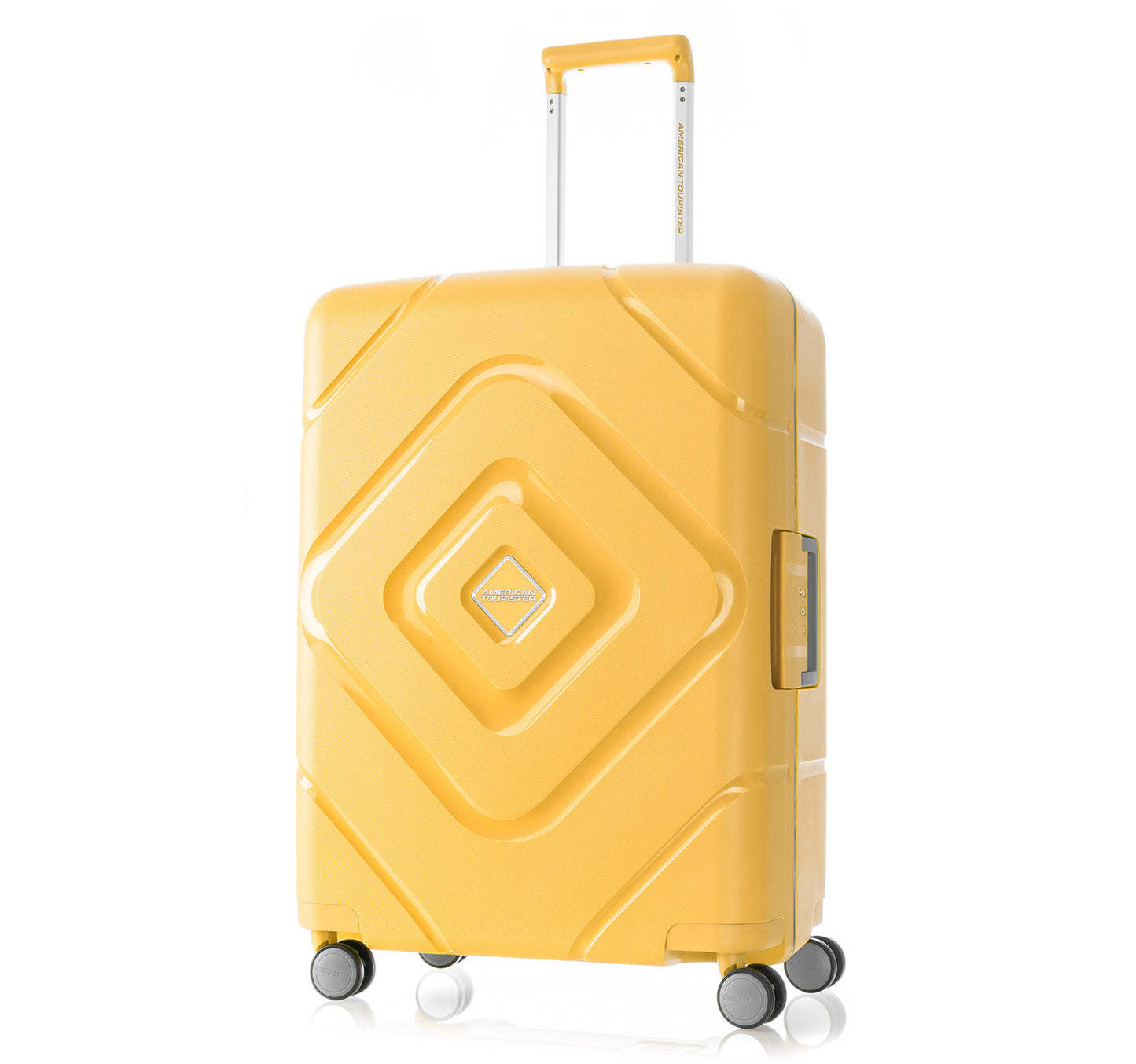 American Tourister Trigard 4Wheel Hard Trolley 66cm Yellow
