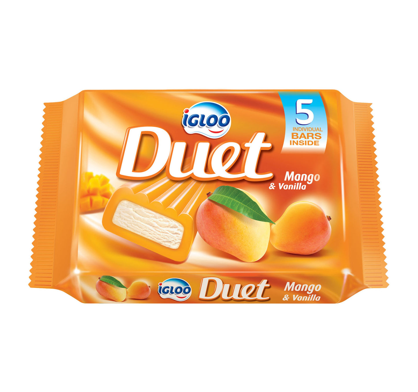 Igloo Duet Mango & Vanilla Ice Cream Bar 5 x 65 ml