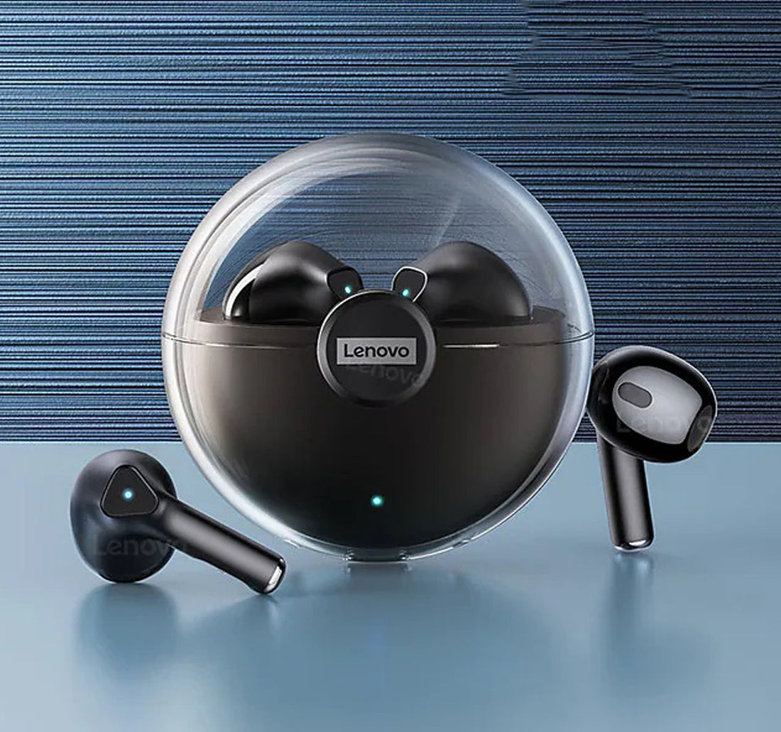 Lenovo LP80 True Wireless Headphones TWS Earbuds Bluetooth5.0 Ergonomic Design Black