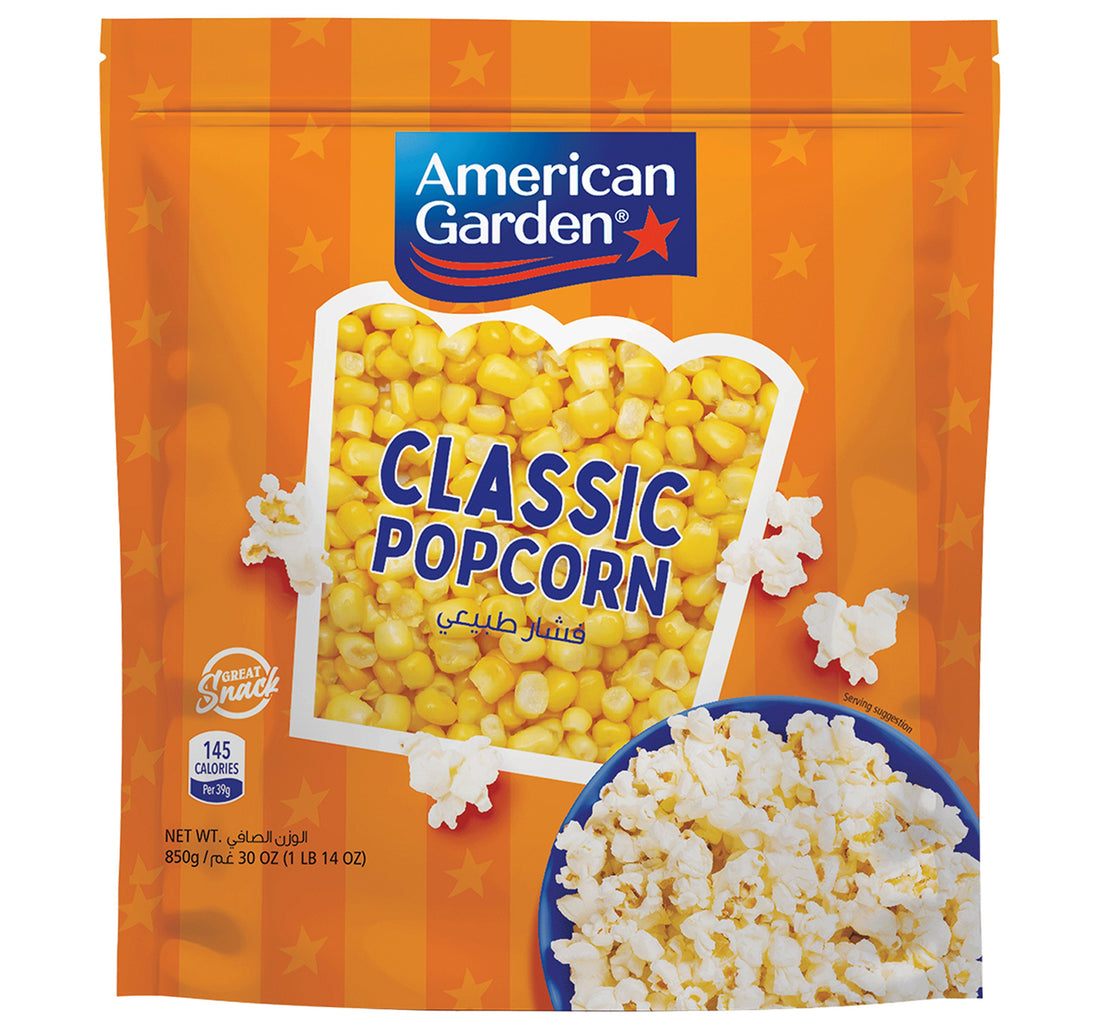 American Garden Classic Popcorn Kernels Gluten Free 850 g