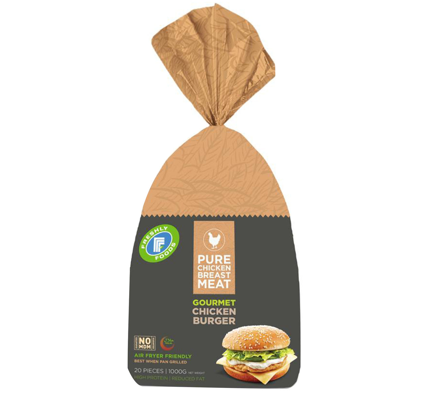 Freshly Foods Gourmet Chicken Burger 1 kg