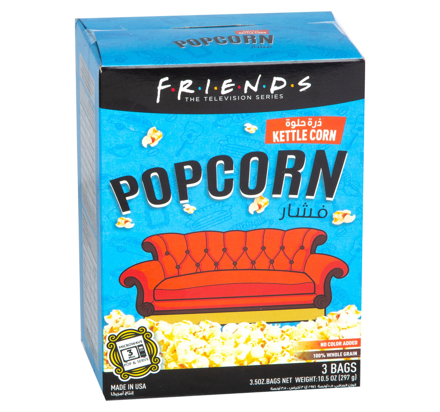 Friends Kettle Corn Microwave Popcorn 297 g
