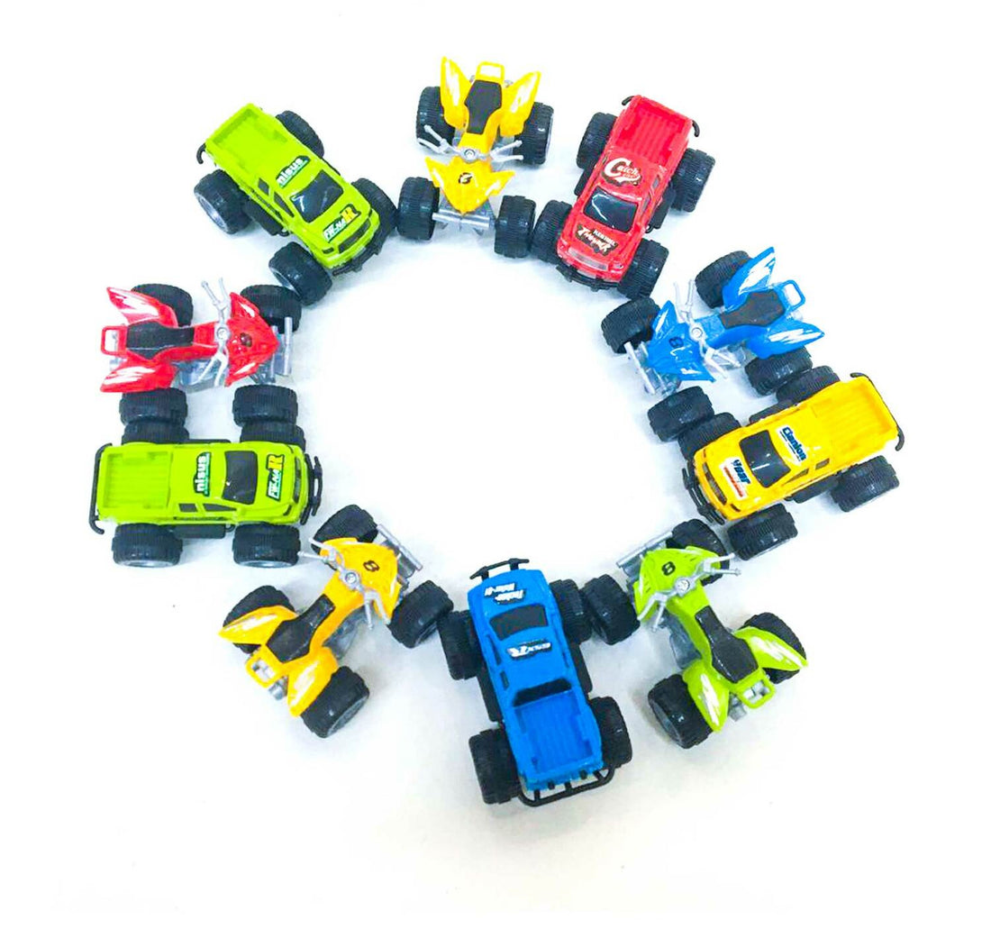 Skid Fusion Free Wheel Car 10pc Set M12